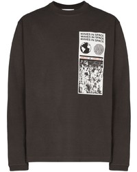 T-shirt manica lunga stampata grigio scuro di Ambush