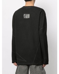 T-shirt manica lunga stampata grigio scuro di A-Cold-Wall*