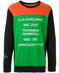 T-shirt manica lunga stampata multicolore di À La Garçonne