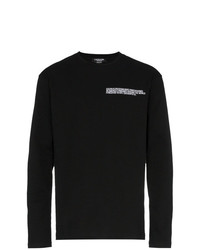 T-shirt manica lunga stampata nera di Calvin Klein 205W39nyc