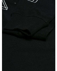 T-shirt manica lunga stampata nera di Off-White