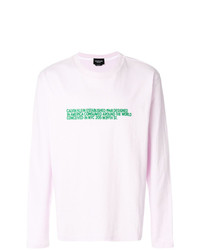 T-shirt manica lunga stampata rosa di Calvin Klein 205W39nyc