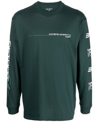 T-shirt manica lunga stampata verde scuro di Carhartt WIP