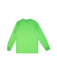 T-shirt manica lunga stampata verde di Supreme