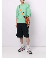 T-shirt manica lunga verde menta di Comme Des Garcons SHIRT