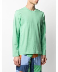 T-shirt manica lunga verde menta di Comme Des Garcons SHIRT