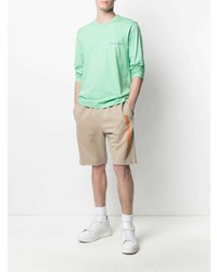 T-shirt manica lunga verde menta di Comme Des Garcons SHIRT