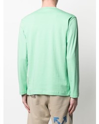 T-shirt manica lunga verde menta di Comme Des Garcons SHIRT