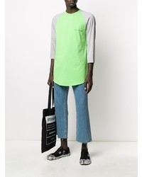 T-shirt manica lunga verde menta di Comme Des Garcons SHIRT