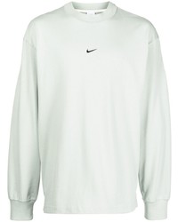 T-shirt manica lunga verde menta di Nike