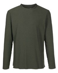T-shirt manica lunga verde oliva di OSKLEN