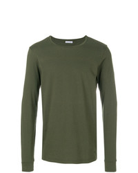 T-shirt manica lunga verde oliva di Tomas Maier