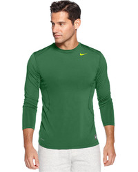 T-shirt manica lunga verde