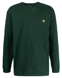 T-shirt manica lunga verde scuro di Carhartt WIP