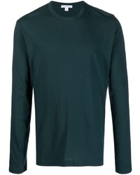 T-shirt manica lunga verde scuro di James Perse