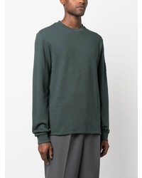 T-shirt manica lunga verde scuro di Calvin Klein Jeans