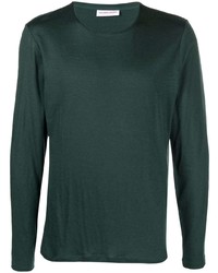 T-shirt manica lunga verde scuro di Orlebar Brown