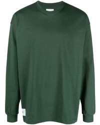 T-shirt manica lunga verde scuro di WTAPS
