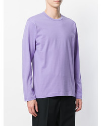 T-shirt manica lunga viola chiaro di Comme Des Garcons SHIRT