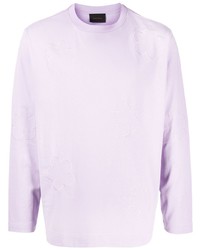 T-shirt manica lunga viola chiaro di Simone Rocha