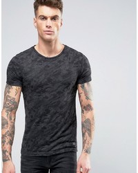 T-shirt mimetica grigio scuro di Blend of America