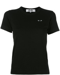 T-shirt nera di Comme des Garcons