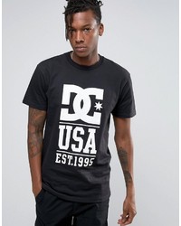 T-shirt nera di DC