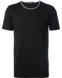 T-shirt nera di Dolce & Gabbana