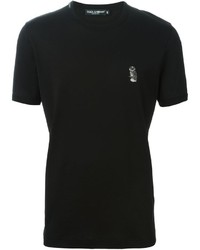 T-shirt nera di Dolce & Gabbana
