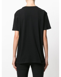 T-shirt nera di Alexander McQueen