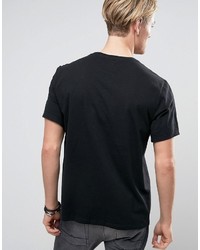 T-shirt nera di Converse