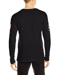 T-shirt nera di Geographical Norway