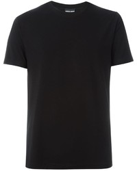 T-shirt nera di Giorgio Armani