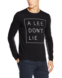 T-shirt nera di Lee