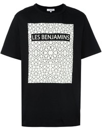 T-shirt nera di Les Benjamins