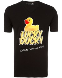 T-shirt nera di Love Moschino