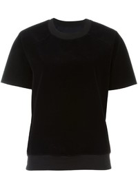 T-shirt nera di MM6 MAISON MARGIELA