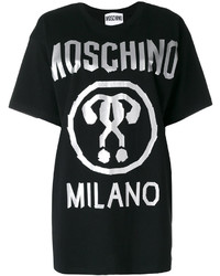T-shirt nera di Moschino