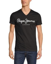 T-shirt nera di Pepe Jeans