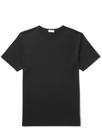 T-shirt nera di Sunspel