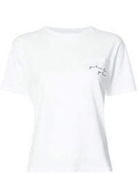 T-shirt ricamata bianca di Anine Bing