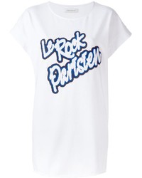 T-shirt ricamata bianca di PIERRE BALMAIN