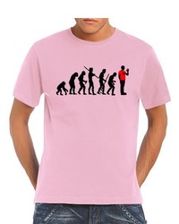 T-shirt rosa di Touchlines