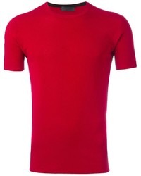 T-shirt rossa di CNC Costume National