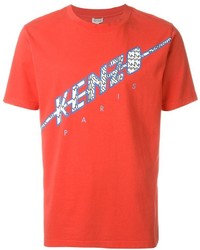 T-shirt rossa di Kenzo