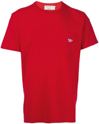 T-shirt rossa di MAISON KITSUNÉ