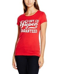 T-shirt rossa di Superdry
