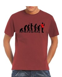T-shirt rossa di Touchlines
