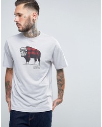 T-shirt scozzese grigia di Columbia