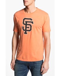 T-shirt stampata arancione